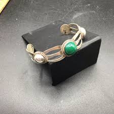 Vintage JFR Mexico Signed Sterling Silver Cuff Bracelet ...