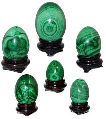 Malachite Eggs for Sale - Gemstone Eggs