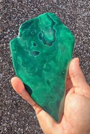 Polished Malachite Formation, Malachite Paperweight ...