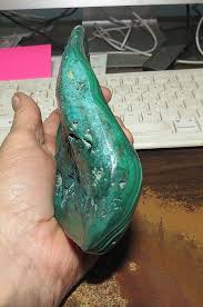 Natural green glossy Malachite quartz crystal mineral ...