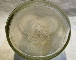 Glass Bottle, Antique Hand Blown Bottle, Purity Bottling ...