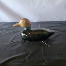 Vintage Hand-carved, Hand-painted Wooden Duck Decoy - Mallard - Etsy