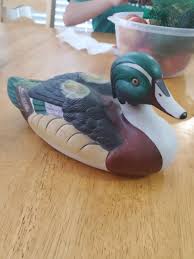 Ceramic Mallard Duck Decoy Figurine Nanco Vintage Mint 11.5 ...