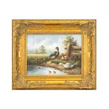Original Oil on Canvas of Ducks at the Pond | Grandview ...