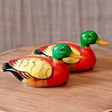 1960's Vintage Salt & Pepper Shakers Mallard Ducks Kitschy ...