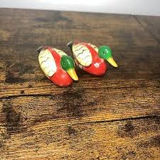 Mallard Duck Salt and Pepper Shakers, Plastic, Colorful ...