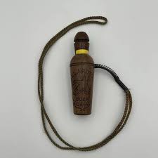 Vintage Mallardtone M-5 Duck Call Wood Yellow Reed Stopper W ...