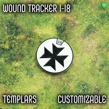 Wound Tracker for Tabletop Games – 1-18 Wounds With ...