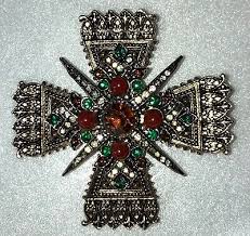 Vintage ART Arthur Pepper Designer Signed Maltese Cross ...