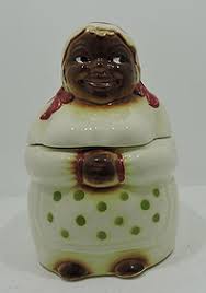 Black Americana Mammy Cookie Jar 9 1/2"