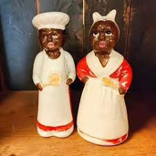 Black Americana Salt and Pepper Shakers - Karnik's Antiques ...