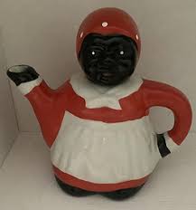 Black Americana Era Aunt Jemima Porcelain Tea Pot