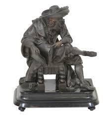 Antique Bronze Sculpture of a Renaissance Artist — Revival ...