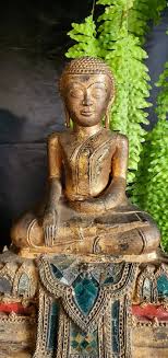 Ayutthaya Thai Antique Buddha Statue Dizang - Etsy