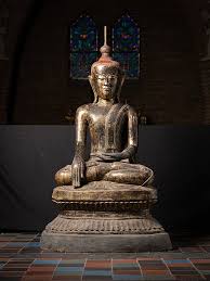 Large and special 17th century Burmese Buddha from Burma ...