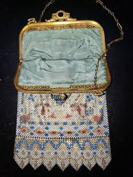 Vintage Mandalian Mesh Evening Bag - Etsy