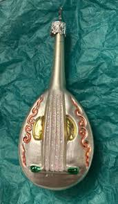 OWC Inge Glas Large Mandolin German Blown Glass Christmas ...