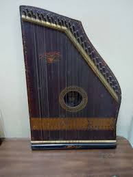 Antique 1894 Wooden Victorian Mandolin Harp With Pluribus ...