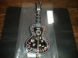 Vintage Napoli Italy Wooden Guitar Music Box Santa Maria ...