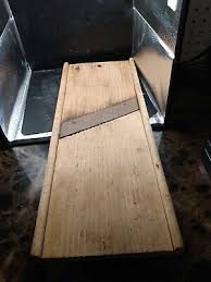 Vintage Wooden Vegetable Slicer Adjustable Kitchen Mandolin ...