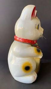 Rare Maneki Neko Very Large Tokoname Beckoning Cat Hand ...