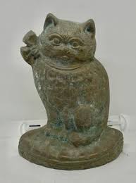 Brass Cat Door Stop | eBay