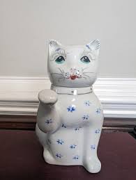Porcelain Kitty Cat - Etsy