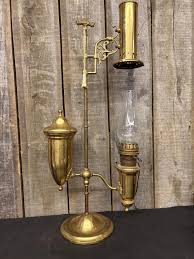 Sold at Auction: Antique Large Aladdin Brass Student Lamp 11 ...