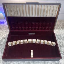 Rose and Leaf Silverplate 1937 Embossed by National Silver ...