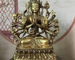 Vintage Thousand Armed Guanyin Statue, Thousand Hands ...