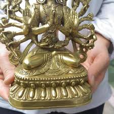 Tibet Nepal Metal Buddha Statue Avalokitesvara With Thousand ...