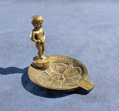 Vintage Brass Manneken Pis Bruxelles Ashtray Depose Souvenir Ashtray (PL8) | eBay