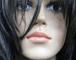 Instant Download Photograph, Dark Hair Vintage Mannequin, DIY Print, Beauty Makeup, Hair Over Face, Southall, London.fine Art - Etsy