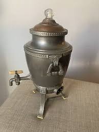 Antique Art Deco Landers Frary & Clark Silver Plated Coffee Urn #E-9189 Works | eBay