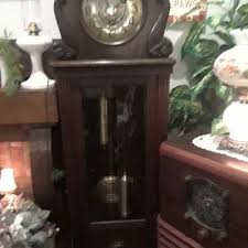 ANTIQUE Gustav Becker Grandfather Clock Circa 1875 Made In Germany | EstateSales.org