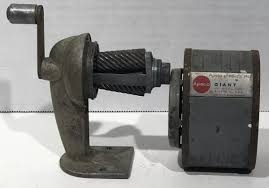 VINTAGE APSCO GIANT TYPE III PENCIL SHARPENER | eBay