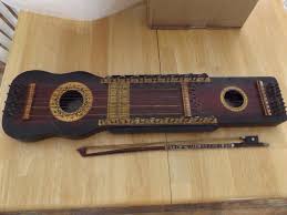 Vintage Ukelin Music String Instrument With Bow / Original ...
