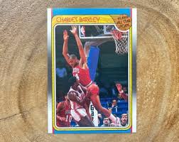 1988 Fleer Basketball Charles Barkley All-star Card #129 ...