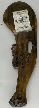 Hand-carved Mere or Patu-Matai Timber-Made in New Zealand by ...