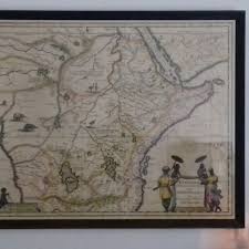 Antique Map of Ethiopia, Eastern Africa, 1640: Fine Art ...