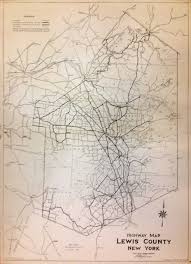 Highway Map Lewis County New York | L. P. M. GAYLORD
