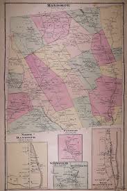 1877 Plat Map ~ RANDOLPH, PETHVILLE, SNOWSVILLE, ORANGE Co., VT (15x23)-#025 | eBay