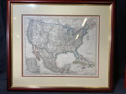 Sold at Auction: Antique 1862 Map of the Confederacy & US & MX
