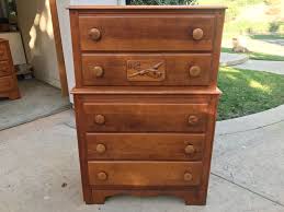 JUST ADDED - Vintage 1940's Maple Highboy Dresser Chest Of ...