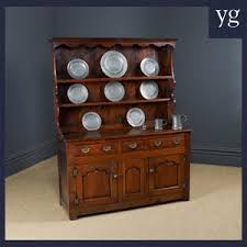 Small Antique Welsh Snowdonia / Denbighshire Georgian Oak Joined High Dresser Base & Rack Sideboard Kitchen Cupboard (circa 1740) - Etsy