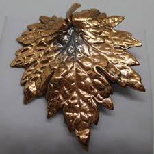 Maple Leaf Brooch, Made of Copper From Natural Leaf - Etsy