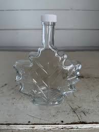 Clear Glass Maple Leaf Syrup bottle – Jami Ray Vintage