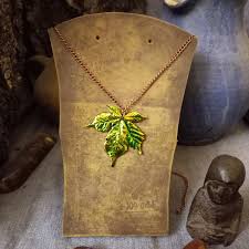 Handcrafted Electroformed Copper Real Chestnut Leaf Covered ...