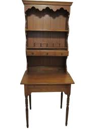 Vintage Antique 1960s Lift Top Maple Wood Desk With Hutch Attached Turned Legs - Etsy