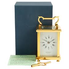 David Petersen England DP / BT Boite Carriage Clock, 8 Days, 11 Jewels, B&P's. For Sale at 1stDibs